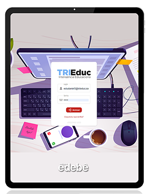 Ipad com sistema TRIEduc Edebê