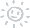 ícone sol feliz