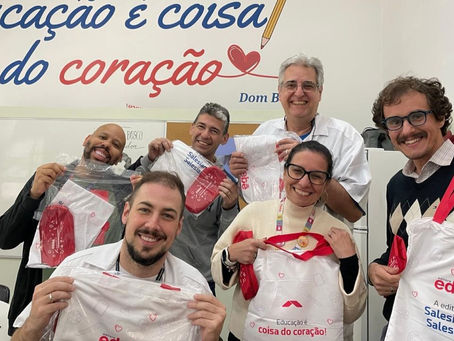 Edebê celebra a educação com envio de brindes às escolas salesianas e parceiras